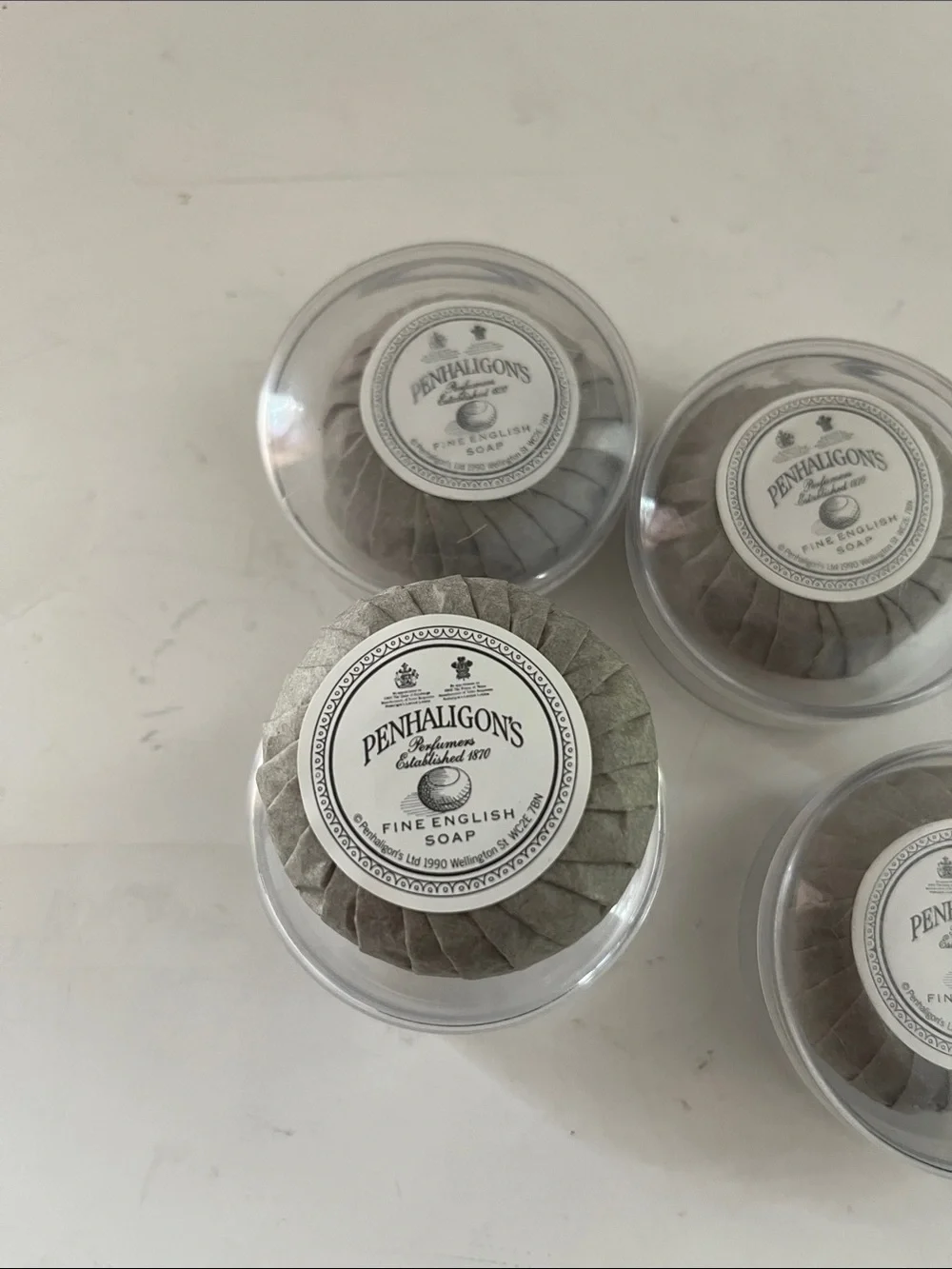 Penhaligon's Gray Wrapped Round Soaps - Set of Travel Soaps